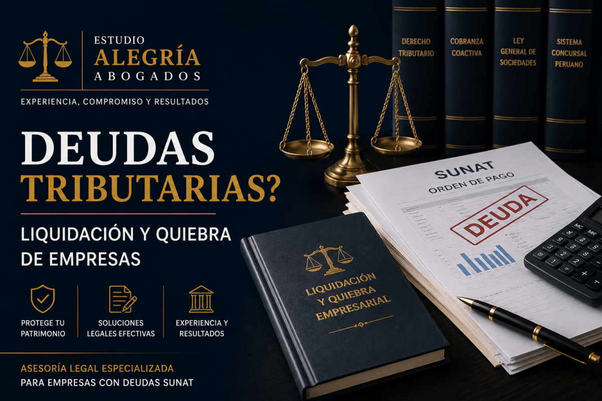 Empresas con Deudas SUNAT: Riesgos, Liquidación y Soluciones Legales