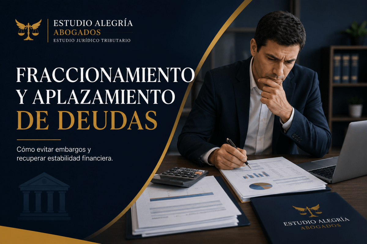 Fraccionamiento y aplazamiento de deudas