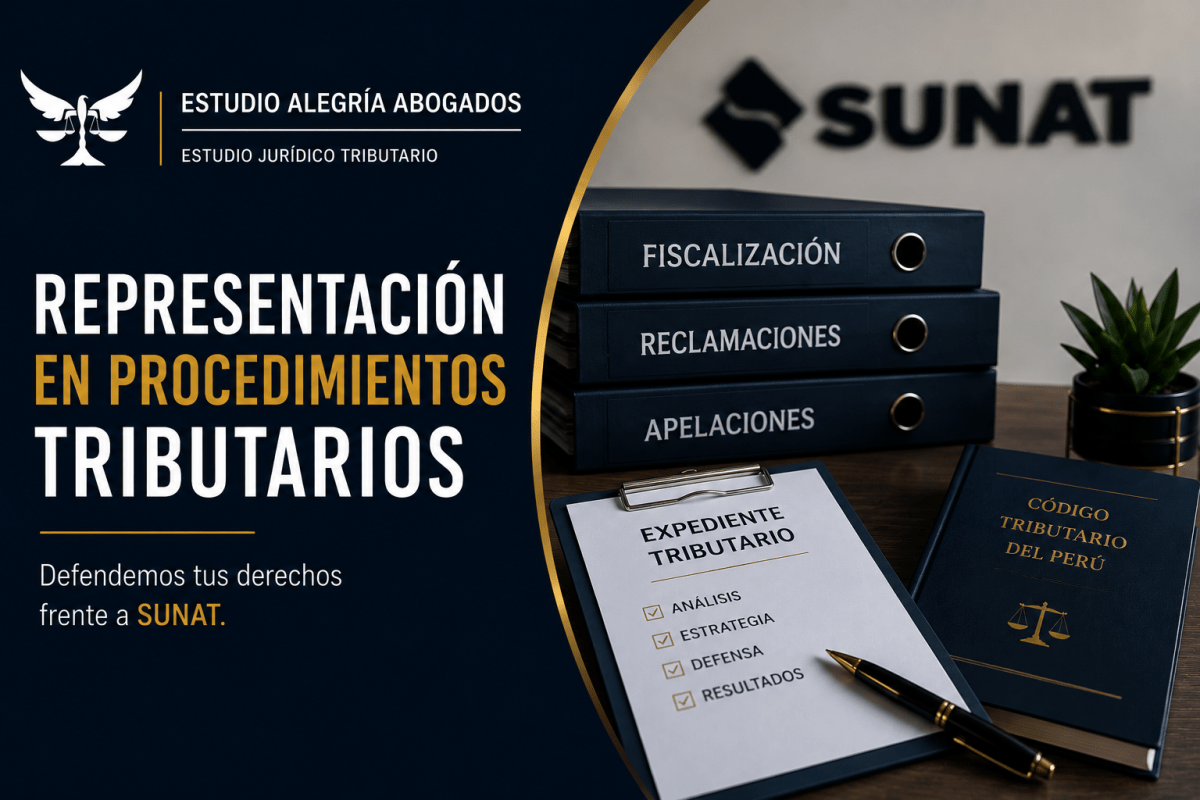 Representación en Procedimientos Tributarios: Defensa y Asesoría ante SUNAT